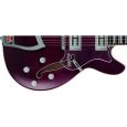 Hagstrom Viking Deluxe Custom Black Cherry Flame E-Gitarre Thumbnail 3