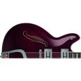 Hagstrom Viking Deluxe Custom Black Cherry Flame E-Gitarre Thumbnail 4