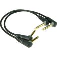 Klotz Klinke 90° Patchkabel stereo 0,3 m PAAR Thumbnail 1