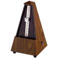 Wittner Metronom Pyramide Kunststoff 814K Nussbaum-Maserung mit Glocke Thumbnail 1