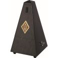 Wittner Metronom Pyramide Massivholz 819 Eiche schwarz matt mit Glocke Thumbnail 2