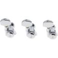 Schaller M6 135 3L/3R Locking 19,5mm Large Metal Chrome Mechaniksatz Thumbnail 2