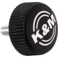 K&M Rändelschraube M6x16 groß schwarz m. Logo Thumbnail 1