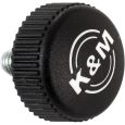 K&M Rändelschraube M6x16 klein schwarz m. Logo Thumbnail 1