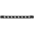 Adam Hall 872230 gewinkelte Rackblende 8x D-Type Buchse Thumbnail 2