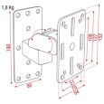 DAP Audio Wandhalterung für XI-8 und XI-10 Thumbnail 4