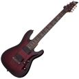 Schecter Demon 7 Crimson Red Burst Thumbnail 1