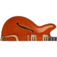 Hagstrom Viking Deluxe Custom Mandarin Flame E-Gitarre Thumbnail 4