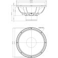 18-Sound 18NLW9600S 8 Ohm Ersatzlautsprecher f. Seeburg G Sub Thumbnail 4