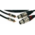 Klotz 2 Cinch Stecker / 2 XLR female 5 m schwarz Thumbnail 2