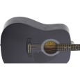 Fender Squier SA-105 Black Westerngitarre Thumbnail 3