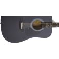 Fender Squier SA-105 Black Westerngitarre Thumbnail 4