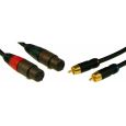 Klotz 2 Cinch Stecker / 2 XLR female 1,5 m schwarz Thumbnail 2