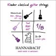 Hannabach 890 MT Kindersaiten 1/8 Mensur 44-48cm (G3 blank) Thumbnail 1