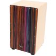 Gewa-Pure Cajon Club Salsa Zebrano Bunt inkl. Gigbag Thumbnail 1