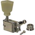 Fire&Stone Mechanik Flachkopfgitarre Kluson Style Satz 3L/3R Nickel Thumbnail 1