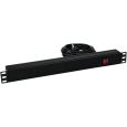 EUROLITE Steckdosenleiste R19-8 1HE sw 2,7m Thumbnail 2