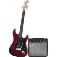 Fender E-Gitarre Squier Affinity Strat HSS Candy Apple Red + Champion 20 Amp Thumbnail 1