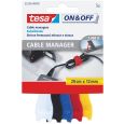 tesa 55236 On&Off Cable Manager 5x 0,2m bunt Thumbnail 1