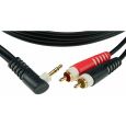 Klotz Klinke Stecker 3,5 stereo (abgewinkelt) / 2 Cinch 3 m Thumbnail 2