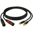 Klotz 2 Cinch Stecker / 2 XLR male 3 m schwarz B-Ware Thumbnail 1