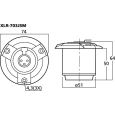 Monacor XLR-703JSM Schockabsorbierende Halterung mit XLR-Buchse Thumbnail 2
