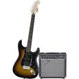 Fender E-Gitarre Squier Affinity PK Strat HSS Brown Sunburst + 15G Amp Thumbnail 1