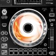 dj-skins - Denon DJ SC 5000 JOGWHEEL ORANGE SWIRL Skins Thumbnail 2