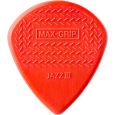 Dunlop Max Grip Jazz III Nylon rot Plektren (6 Stück) Thumbnail 1