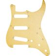 Fender Pickguard Strat S/S/S 8-Hole Anodized Gold Thumbnail 1