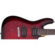 Schecter C-6 Plus See-Thru Cherry Burst Thumbnail 3