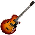 Godin Montreal Premiere Supreme Lightburst Flame HG E-Gitarre Thumbnail 1