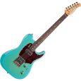 Godin Session Custom T 59 Limited Coral Blue HG RN E-Gitarre Thumbnail 1