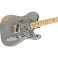 Fender Brad Paisley Road Worn Tele Silver Sparkle E-Gitarre Thumbnail 3