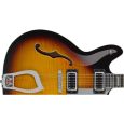 Hagstrom Super Viking Tobacco Sunburst E-Gitarre Thumbnail 4