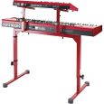 K&M 18813 MKII Aufsatz für Keyboardtisch Omega rubinrot B-Ware Thumbnail 4