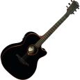 LAG Tramontane 100 Auditorium Cutaway Black V2 Westerngitarre Thumbnail 1