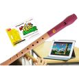 Voggenreiter Flute Master Sopran-Blockflöte Holz/Kunst./barock inkl. Lern-App Thumbnail 1