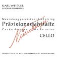 Nürnberger Präzision Nr. 94 Chromstahl Saitensatz f. Cello 4/4 Thumbnail 1
