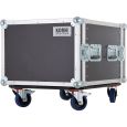 KORN Case 19 Zoll 8HE / 50cm tief mit Rollen phenol braun Casebau Thumbnail 1