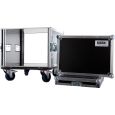 KORN Case 19 Zoll 8HE / 50cm tief mit Rollen phenol braun Casebau Thumbnail 9