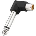 Monacor NTA-175A Cinch female / 6,3mm Winkelklinke male Thumbnail 1
