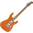 Charvel Pro-Mod DK24 HSH 2PT CM Satin Orange Crush E-Gitarre Thumbnail 1