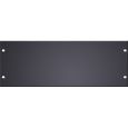 Adam Hall 87224 U-Rackblende 4 HE Aluminium schwarz Thumbnail 1