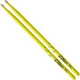 Zildjian Hickory Wood Tip 5A Acorn neon gelb Drum Sticks Thumbnail 1