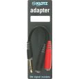 Klotz Splitkabel Adapter 6,3mm Klinke stereo/2x 6,3 mm Klinke Buchse mono Thumbnail 2