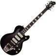 Hagstrom Tremar Super Swede P-90 Black Gloss E-Gitarre Thumbnail 1