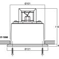 Monacor IT-10 M Einbau-Druckkammerlautsprecher (Musikhorn) mit Breitbandlautspre Thumbnail 2