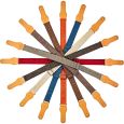 Ortega OCS-270 Gitarrengurt Blue Cotton Thumbnail 2