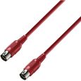 Adam Hall Cables K3 MIDI 0150 RED Midi Kabel 1,5m Thumbnail 1